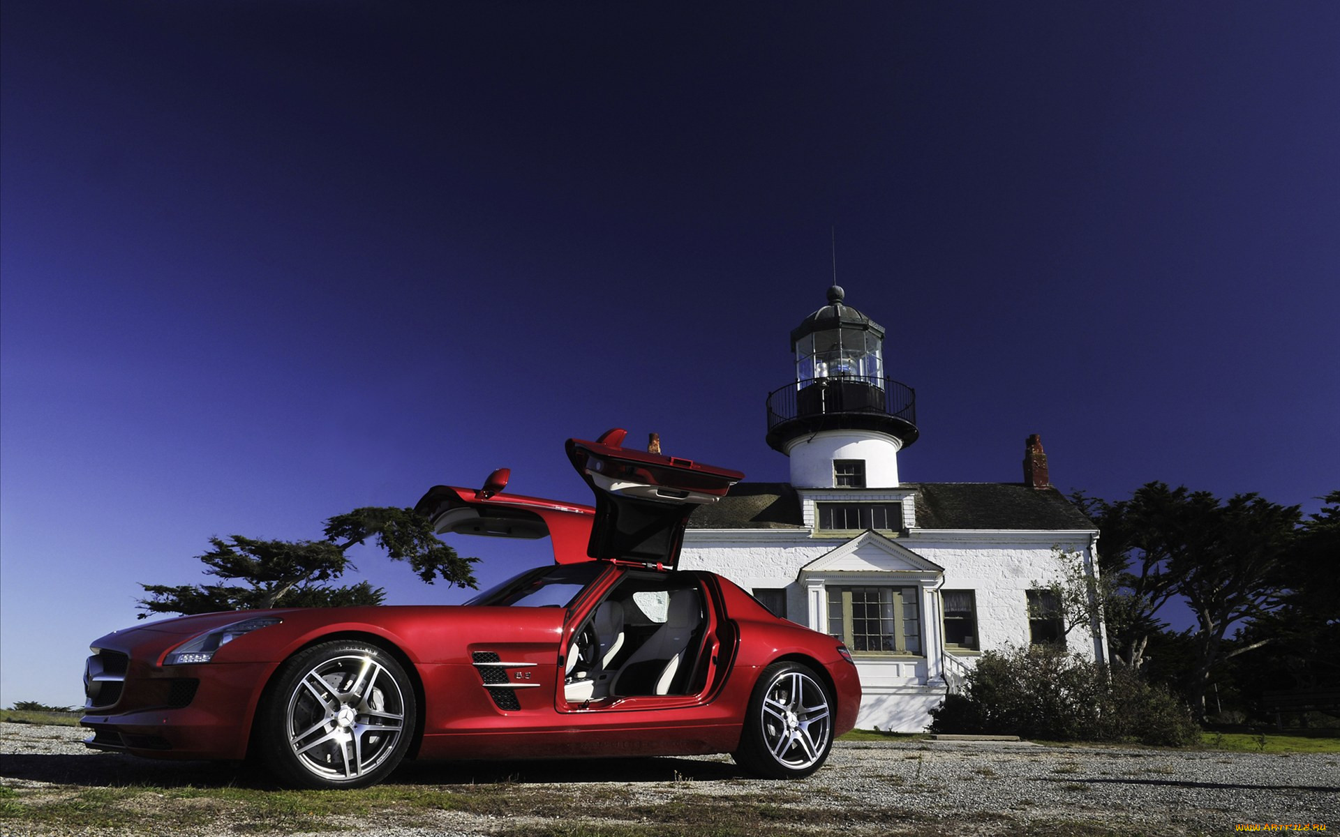 2011 Mercedes Benz SLS AMG Red